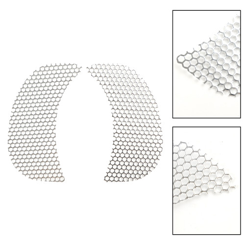 2015-2023 Harley Touring Road Glide Fairing Mesh Grill Side Vent Screen Chrome Generic