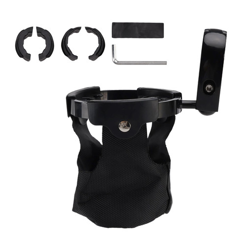 Utv Polaris Ranger Cup Bracket Holder Bottle Cargo Carrier Black Generic