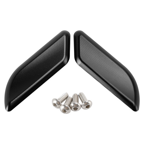 2015-2017 Ducati 959 Panigale 1299 Panigale CNC Racing Mirror Block Off Blanking Plates Black Generic
