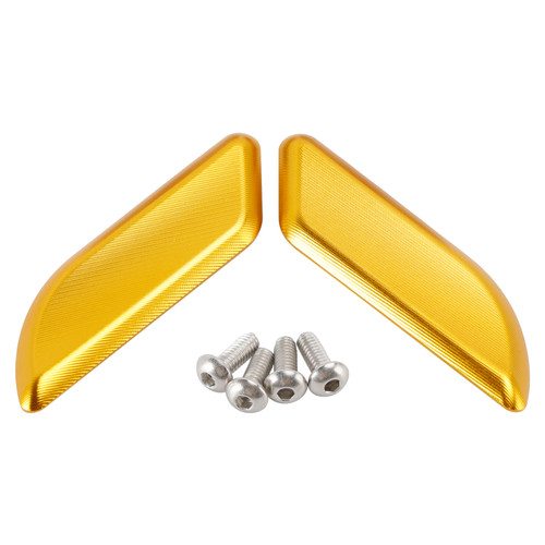 2015-2017 Ducati 959 Panigale 1299 Panigale CNC Racing Mirror Block Off Blanking Plates Gold Generic