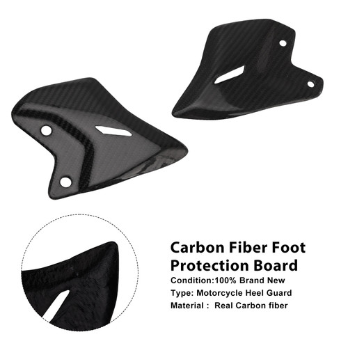 2017-2025 Kawasaki Ninja650 Z650 Carbon Fiber Foot Protection Board Generic