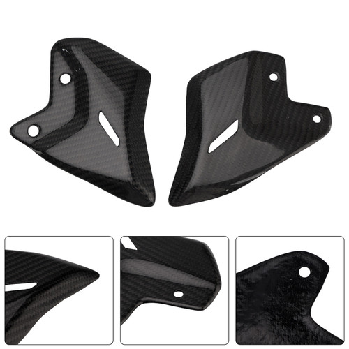 2017-2025 Kawasaki Ninja650 Z650 Carbon Fiber Foot Protection Board Generic