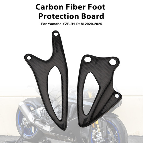 2020-2025 Yamaha YZF-R1 R1M Carbon Fiber Foot Protection Board Generic