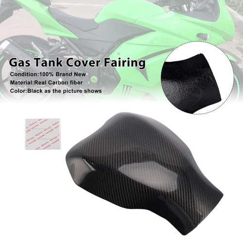 2008-2012 Kawasaki Ninja 250/ 250R Gas Tank Cover Fairing Real Carbon fiber Generic