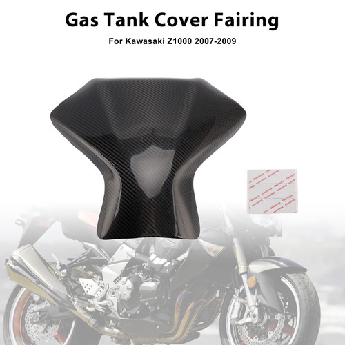 2007-2009 Kawasaki Z1000 Gas Tank Cover Fairing Real Carbon fiber Generic
