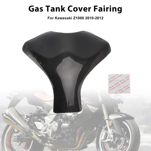 2010-2012 Kawasaki Z1000 Real Carbon Fiber Tank Cover Fairing Generic