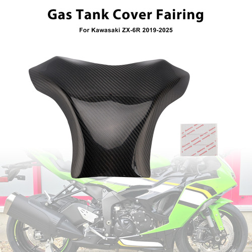 2019-2025 Kawasaki ZX-6R Gas Tank Cover Fairing Real Carbon fiber Generic