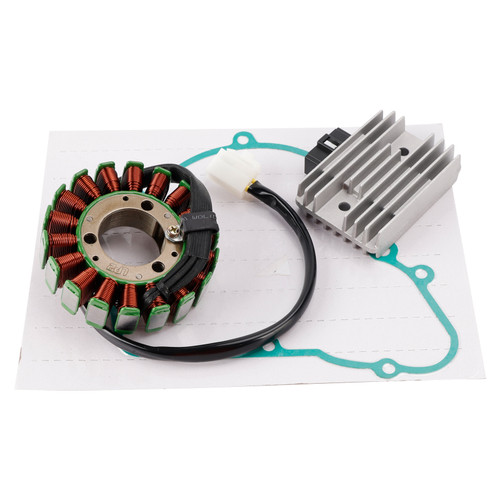 2003-2011 Kawasaki KLF250 Bayou 250 2WD Generator Stator Regulator Rectifier Gasket Set Generic