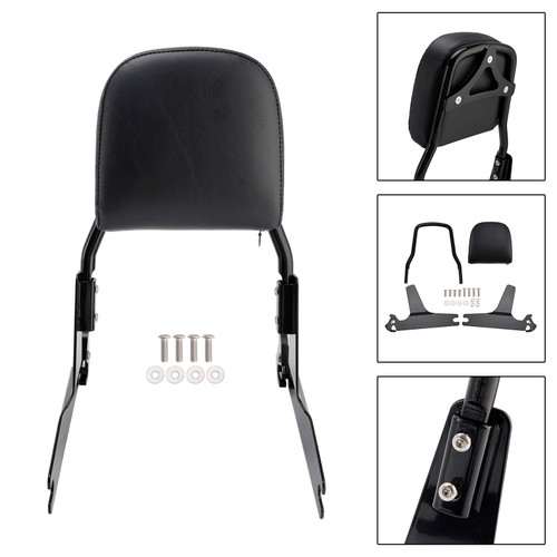 2000-2017 Softail Sissy Bar Passenger Sissy Bar Backrest Black Generic