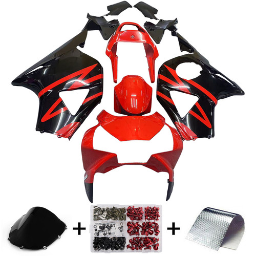 2002-2003 Honda CBR 954 RR Amotopart Fairings Red and Black RR Racing Customs Fairing