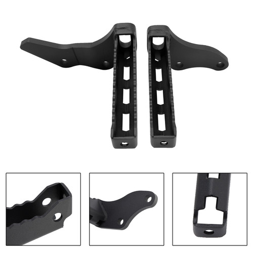 1987-2006 yamaha Banshee 350 models Left+Right Foot Pegs Kit Footrest Pegs Set Black Generic