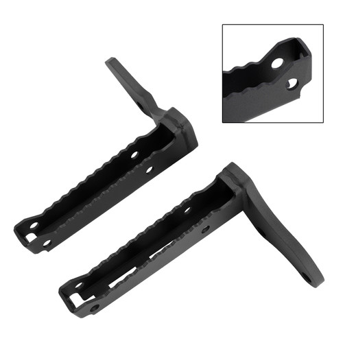 1987-2006 yamaha Banshee 350 models Left+Right Foot Pegs Kit Footrest Pegs Set Black Generic