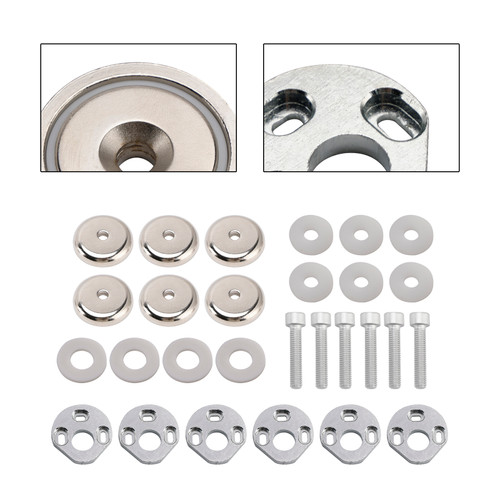 2010-2019 Can-Am Spyder RT RT-S RT-L Magnetic Side View Mirror Mounts Set Generic