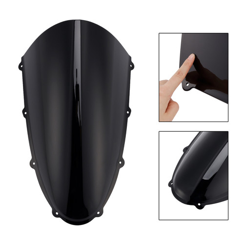 2025- DUCATI Panigale V4 V4S ABS Plastic Windshield Windscreen Black Generic