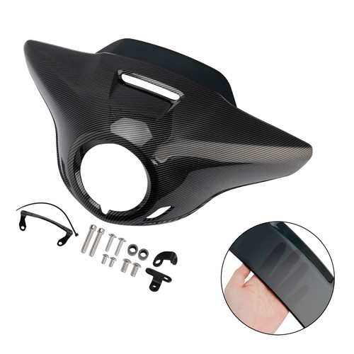 2021-2024 HONDA CM300 CM500 Windshield Headlight Fairing Carbon+Black Generic