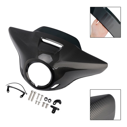2021-2024 HONDA CM300 CM500 Windshield Headlight Fairing Carbon+Black Generic