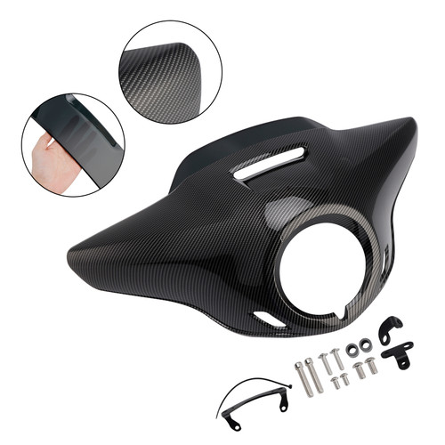 2021-2024 HONDA CM300 CM500 Windshield Headlight Fairing Carbon+Black Generic