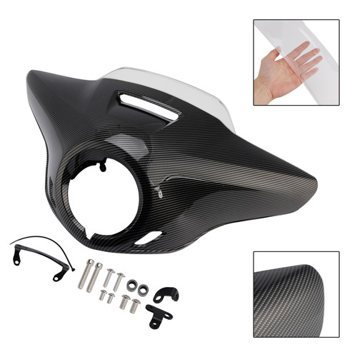 2021-2024 HONDA CM300 CM500 Windshield Headlight Fairing Carbon+Clear Generic