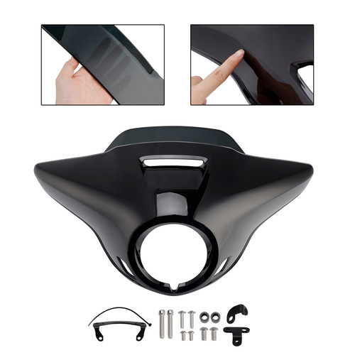 2021-2024 HONDA CM300 CM500 Windshield Headlight Fairing Gloss Black+Black Generic