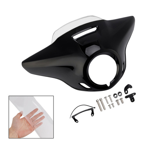 2021-2024 HONDA CM300 CM500 Windshield Headlight Fairing Gloss Black+Clear Generic