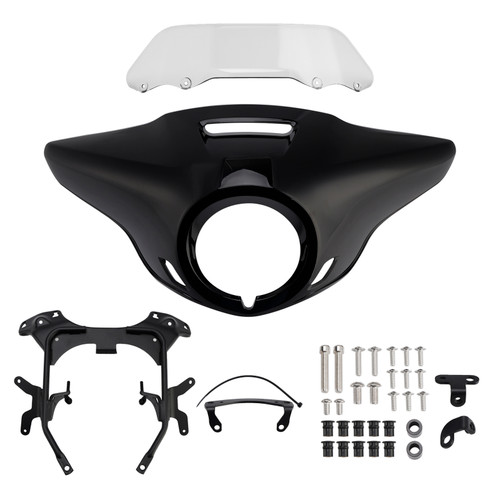 2021-2024 HONDA CM300 CM500 Windshield Headlight Fairing Gloss Black+Clear Generic