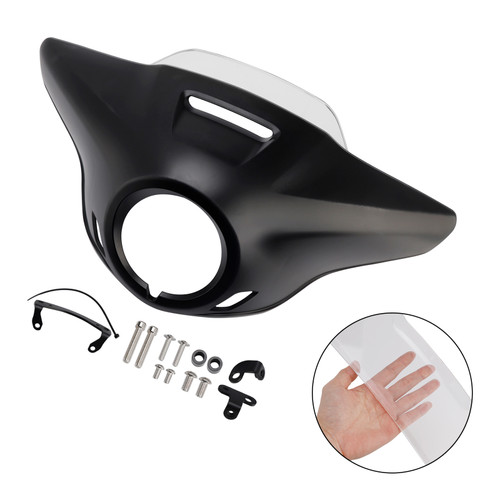 2021-2024 HONDA CM300 CM500 Windshield Headlight Fairing Matte Black+Clear Generic