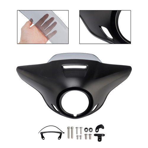 2021-2024 HONDA CM300 CM500 Windshield Headlight Fairing Matte Black+Gray Generic