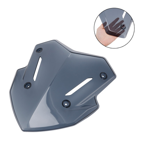 2025- Kawasaki X-MAX 300 Windshield Windscreen Gray Generic