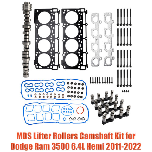 2012-2019 Dodge Charger 6.4L 392ci V8 HEMI MDS Lifter Rollers Camshaft Kit 05037398AC Generic