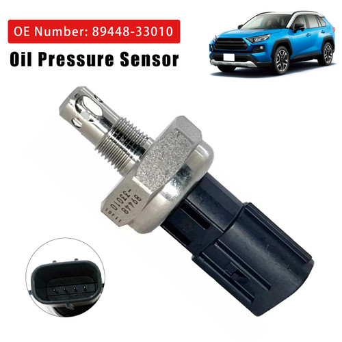 2019 Toyota RAV4 4-Cylinder 2.5L Oil Pressure Sensor 89448-33010 Generic
