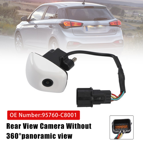 2018 Hyundai I20 White Rear View Camera 95760-C8001 Without 360°panoramic view Generic