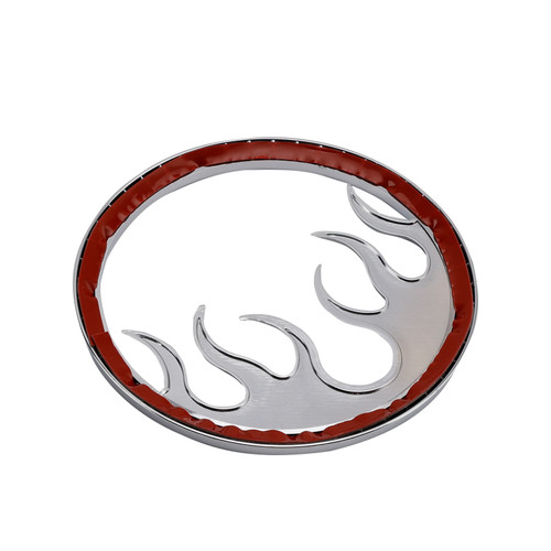 2014-2022 Harley Touring Ultra Flame Speaker Grills Accent Trim Cover Chrome Generic