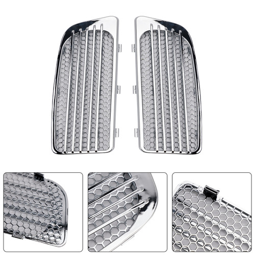 2014-2023 Harley Touring Lower Fairing Radiator Grille Chrome Generic