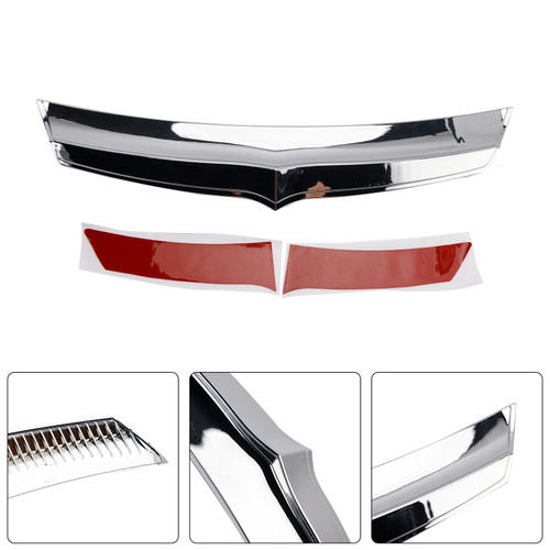 2016-2019 Harley Davidson FLTRU Road Glide Ultra Front Fairing Air Flow Vent Accent Trim Chrome Generic