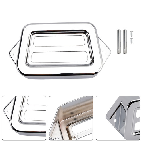 1998-2008 Harley Road Glide Voltage Regulator Cover Chrome Generic