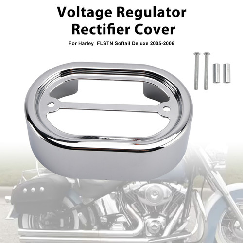 2001-2017 Harley Softail Breakout Voltage Regulator Rectifier Cover Chrome Generic