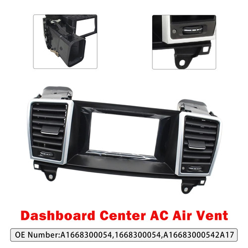 2013-2015 Mercedes Benz ML Class (W166) Dashboard Center Console Air Vent Grille Panel Generic