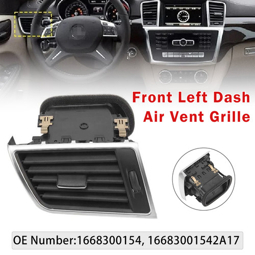 2013-2015 Mercedes Benz ML Class (W166) Front Left Dash Air Vent Grille 1668300154 Generic