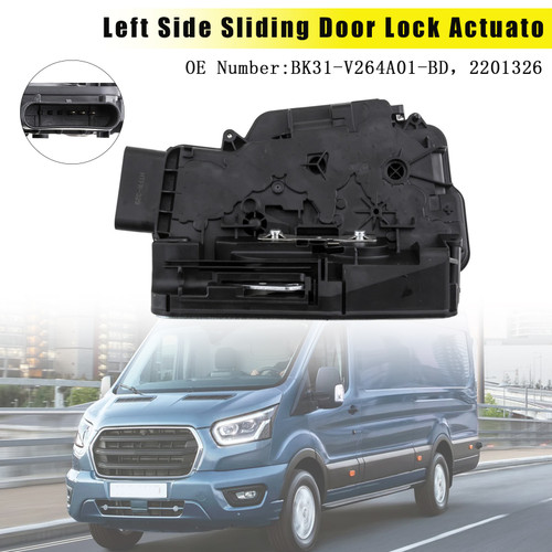 2014-2024 Ford Transit MK8 Left Side Sliding Door Lock Actuator BK31-V264A01-BD Generic