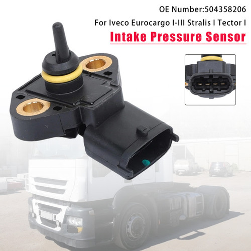 2000-2015 Iveco Eurocargo I-III Stralis I Tector I Intake Pressure Sensor 504358206 Generic