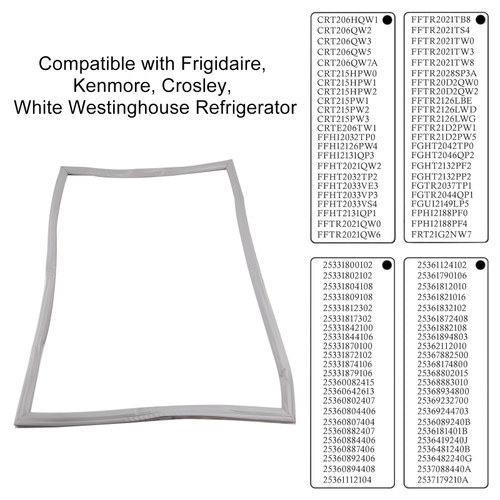 242193213 Refrigerator Door Gasket for Frigidaire Refrigerators