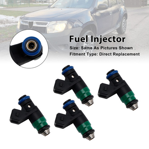 1998-2008 Renault Clio II 4Pcs Fuel Injector 8200132254 Generic