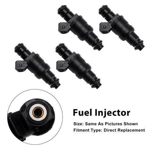 1996-2000 Mercedes-Benz SLK (R170) 230 Kompressor 4Pcs Fuel Injector 0000788123 Generic