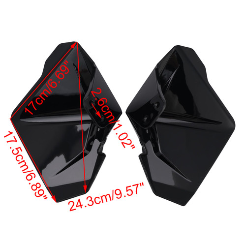 2025-2026 BMW R1300GS ADV Windshield Plate Side Panels Black Generic