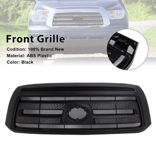 2006-2009 Toyota Tundra Front Grille Matte Black Generic