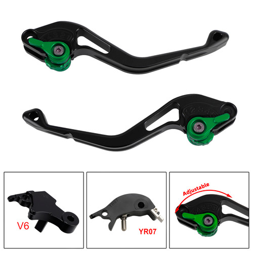 2025 YAMAHA XSR900 Racing Brake & Clutch Levers Green Generic
