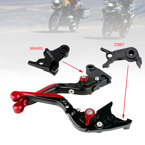 2024-2026 VOGE DS900X 900DSX Adjustable Folding Extendable Racing Brake & Clutch Levers Red Generic