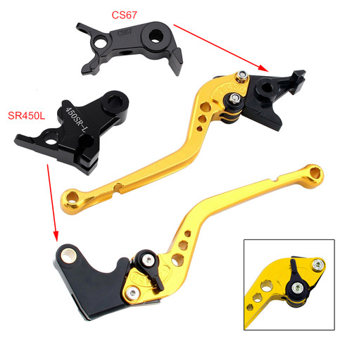 2024-2026 VOGE DS900X 900DSX Racing Brake & Clutch Levers Gold Generic