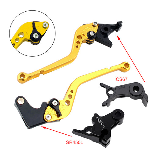 2024-2026 VOGE DS900X 900DSX Racing Brake & Clutch Levers Gold Generic