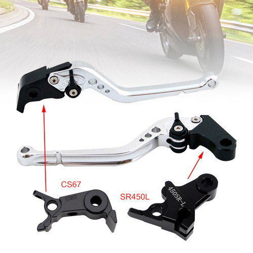 2024-2026 VOGE DS900X 900DSX Racing Brake & Clutch Levers Silver Generic